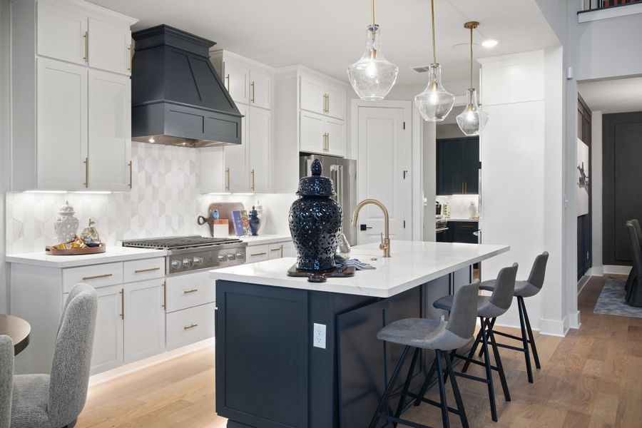 Furnished interior view inside a new home in Provence 50', Austin (Image 34).