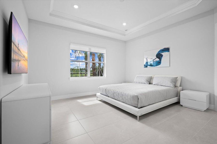 Furnished interior view inside a new home in Avondale at Avenir, Palm Beach Gardens (Image 21).