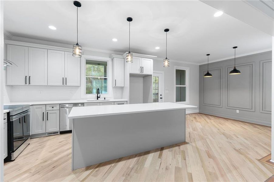 Furnished interior view inside a new home in , Lawrenceville (Image 10).