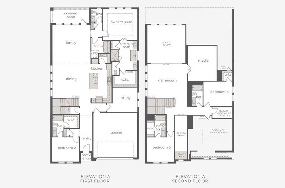 2D floor plan layout for the Tristan by Normandy Homes in Painted Tree - Woodland West, McKinney, TX (Image 3). 2D floor plan layout for the Tristan by Normandy Homes in Painted Tree - Woodland West, McKinney, TX (Image 3).