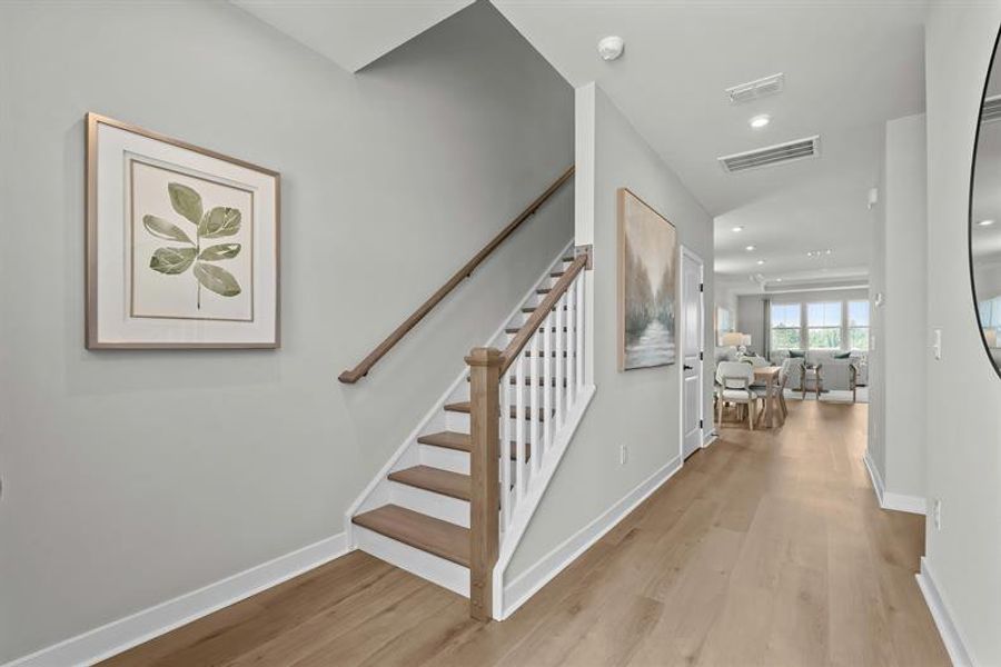 Representative furnished interior of a home built from the Geneva by Ryan Homes in Sea Trail, Sunset Beach (Image 14).