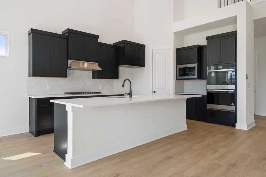 Furnished interior view inside a new home in Sauls Ranch, Round Rock (Image 6).