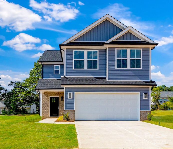 Front exterior of a new home in , Kannapolis, NC, highlighting curb appeal (Image 2).