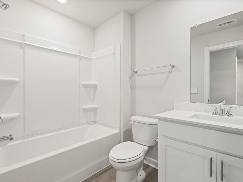 Furnished interior view inside a new home in Northbrook Village Townes, Taylors (Image 10). Furnished interior view inside a new home in Northbrook Village Townes, Taylors (Image 10).