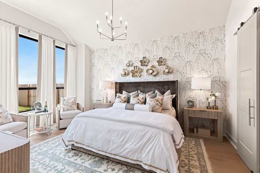 Representative Primary Bedroom - some options shown