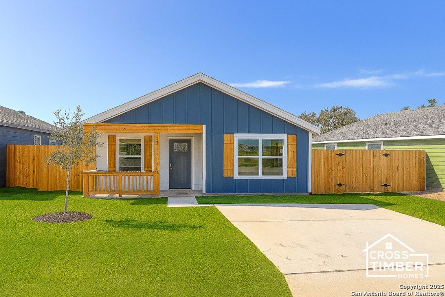 Exterior details and patio area of a home in , San Antonio (Image 3). Exterior details and patio area of a home in , San Antonio (Image 3).