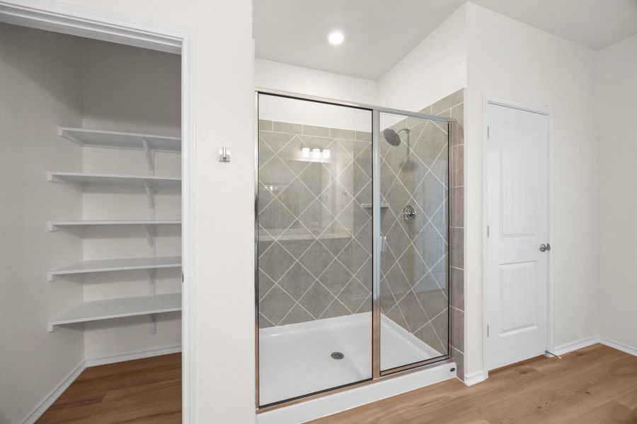 Furnished interior view inside a new home in Salerno - Classic Collection, Round Rock (Image 9).