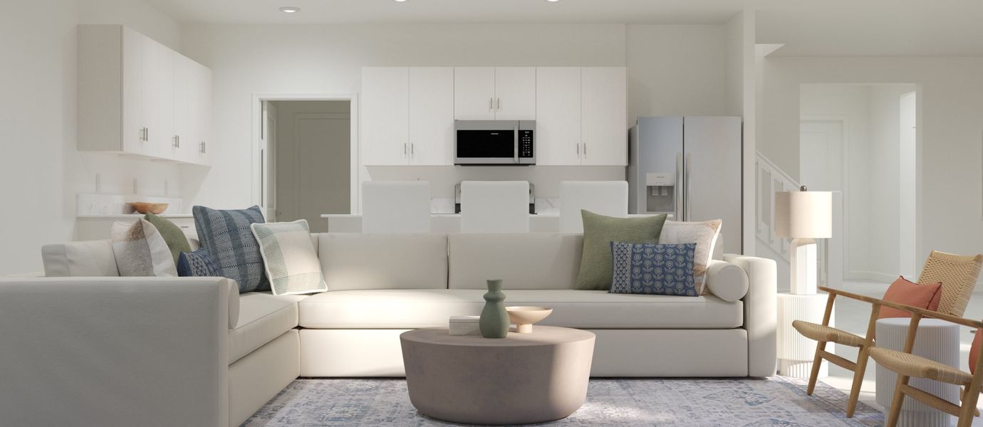 Starfish plan family room