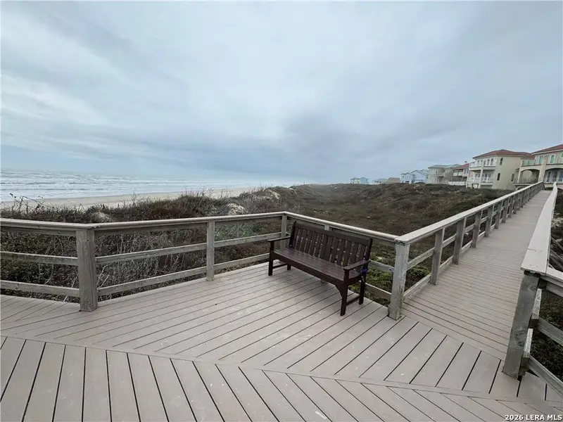 Exterior details and patio area of a home in , Port Aransas (Image 3).