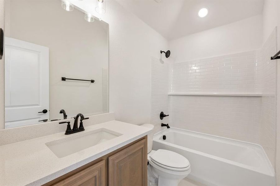 Furnished interior view inside a new home in Georgetown at Kings Fort 50s, Kaufman (Image 11).