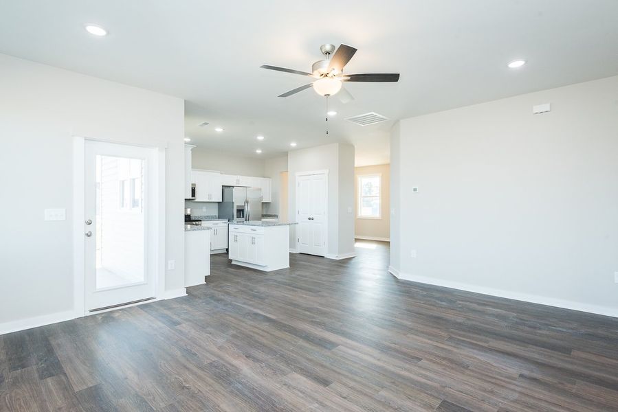 Representative unfurnished interior of a home built from the Polk by Foundation Home Builders LLC in Sandi Estates, Stantonsburg (Image 29).