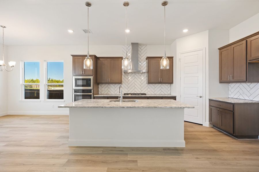 Furnished interior view inside a new home in Edgewater, Fate (Image 9).