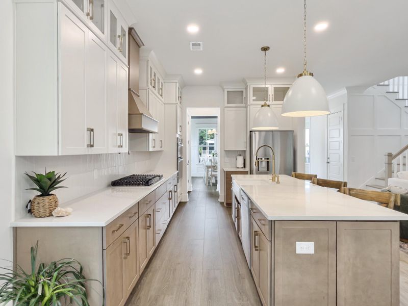 Furnished interior view inside a new home in Overlook at Copahee Sound, Awendaw (Image 37).