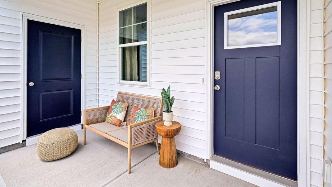 Representative furnished interior of a home built from the LEWIS by D.R. Horton in The Cottages at Blake Farm, Wilmington (Image 7).