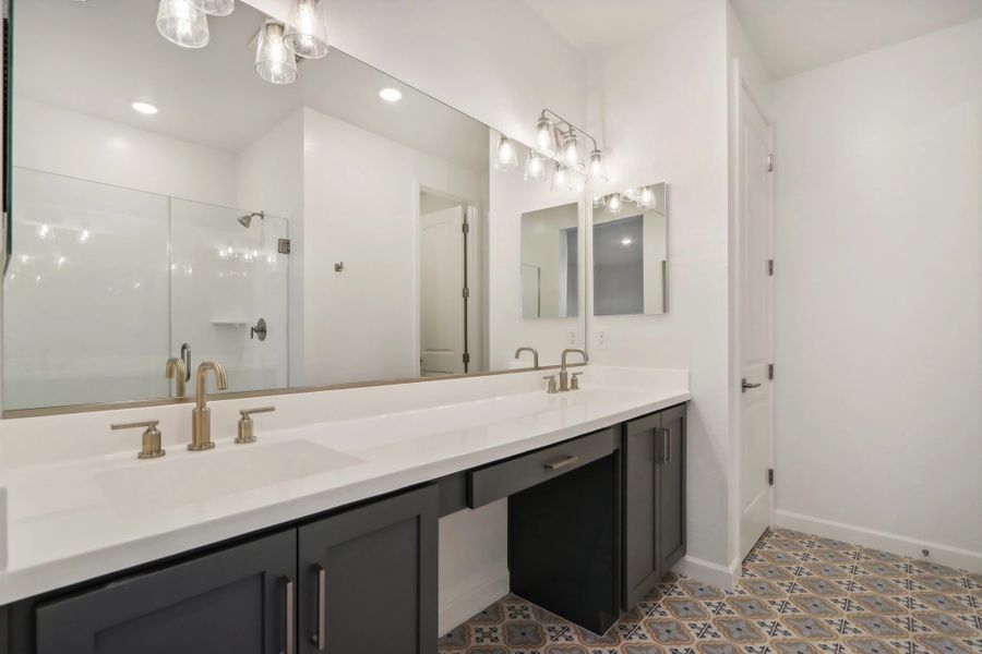 Bathroom example. Finishes vary by community. See sales counselor for details.