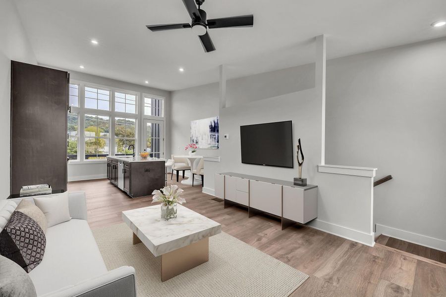 Furnished interior view inside a new home in BelleWether, Chattanooga (Image 6).