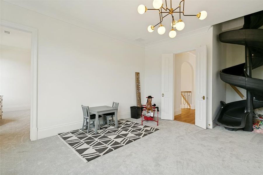 Furnished interior view inside a new home in , Keller (Image 7).