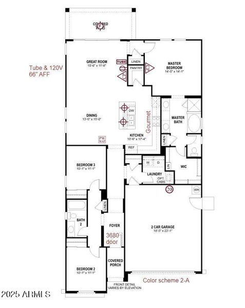 Lot 583 floor plan