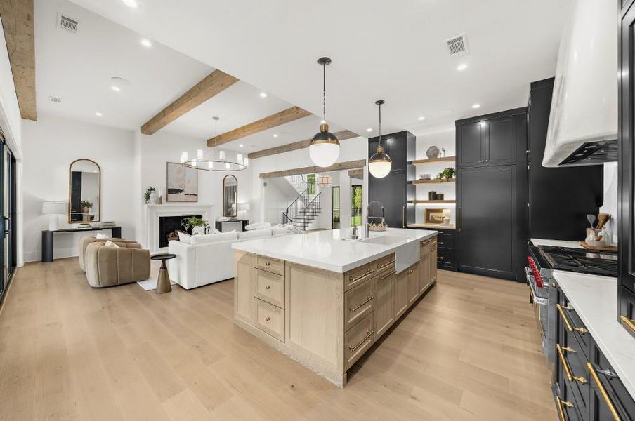 Furnished interior view inside a new home in , Alpharetta (Image 45).