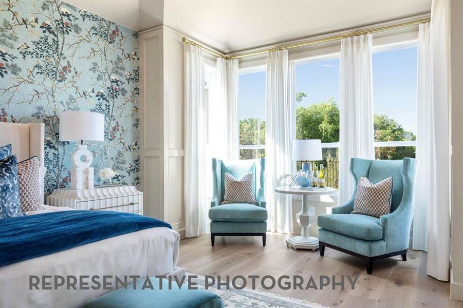Furnished interior view inside a new home in Mosaic, Celina (Image 9).