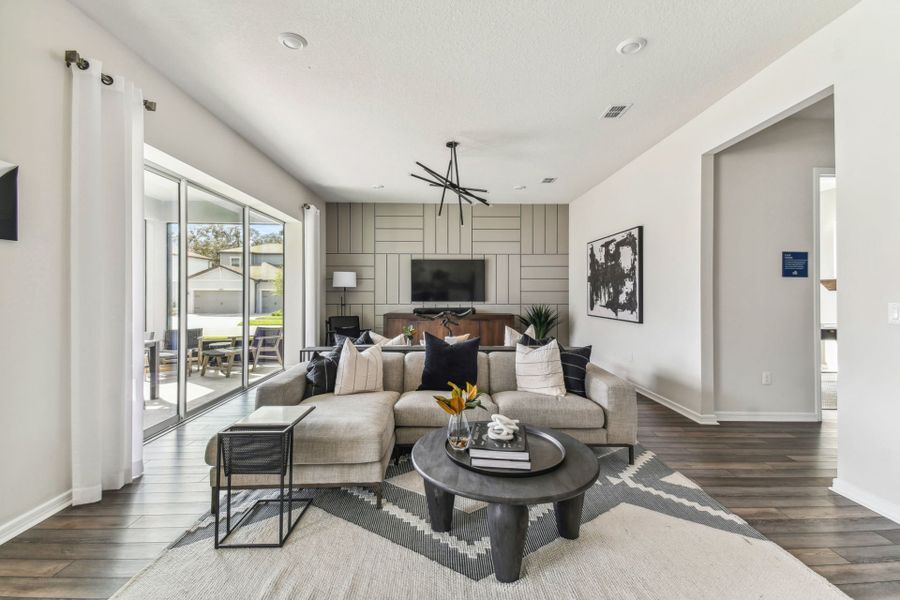 Furnished interior view inside a new home in Waterset, Apollo Beach (Image 11).