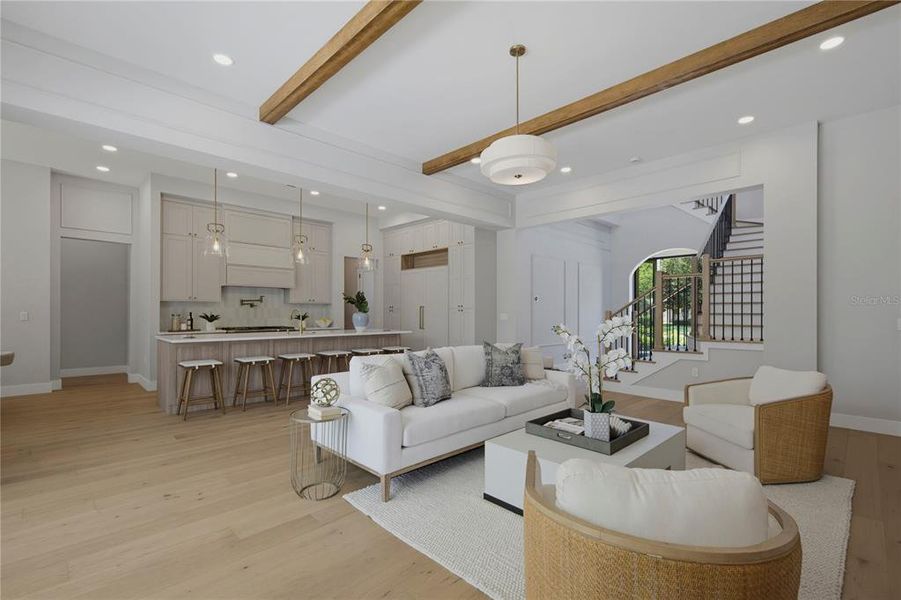 Furnished interior view inside a new home in , Winter Park (Image 18).
