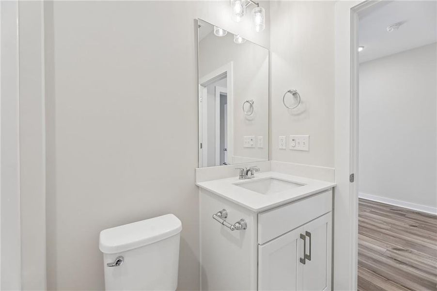 Furnished interior view inside a new home in The Park at Brighton, Locust Grove (Image 9).