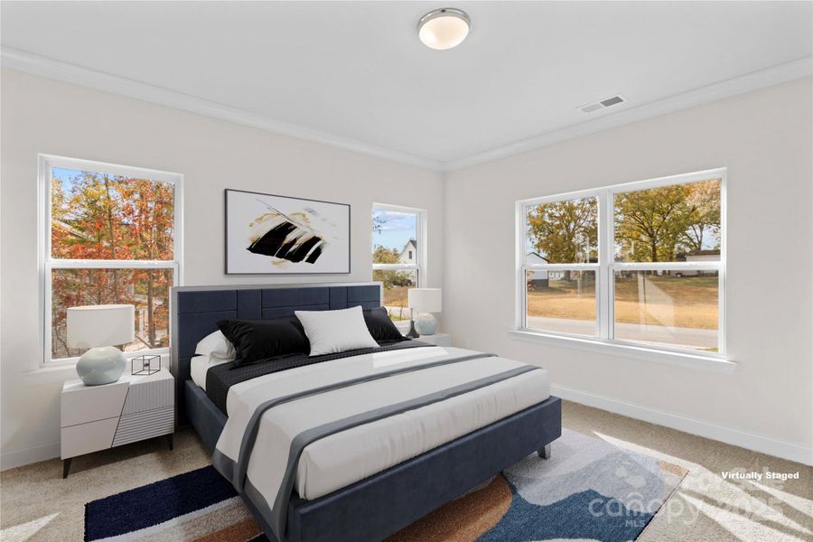 Furnished interior view inside a new home in , Statesville (Image 14). Furnished interior view inside a new home in , Statesville (Image 14).