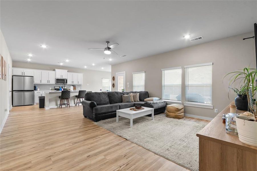 Furnished interior view inside a new home in , Forney (Image 11). Furnished interior view inside a new home in , Forney (Image 11).