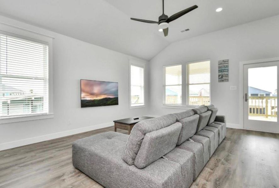 Furnished interior view inside a new home in , Galveston (Image 3).