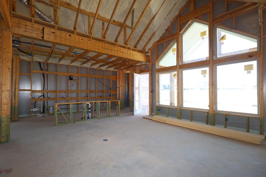 In-progress construction of a new home in Grand Central Park - Ascent Collection, Conroe, TX (Image 7).