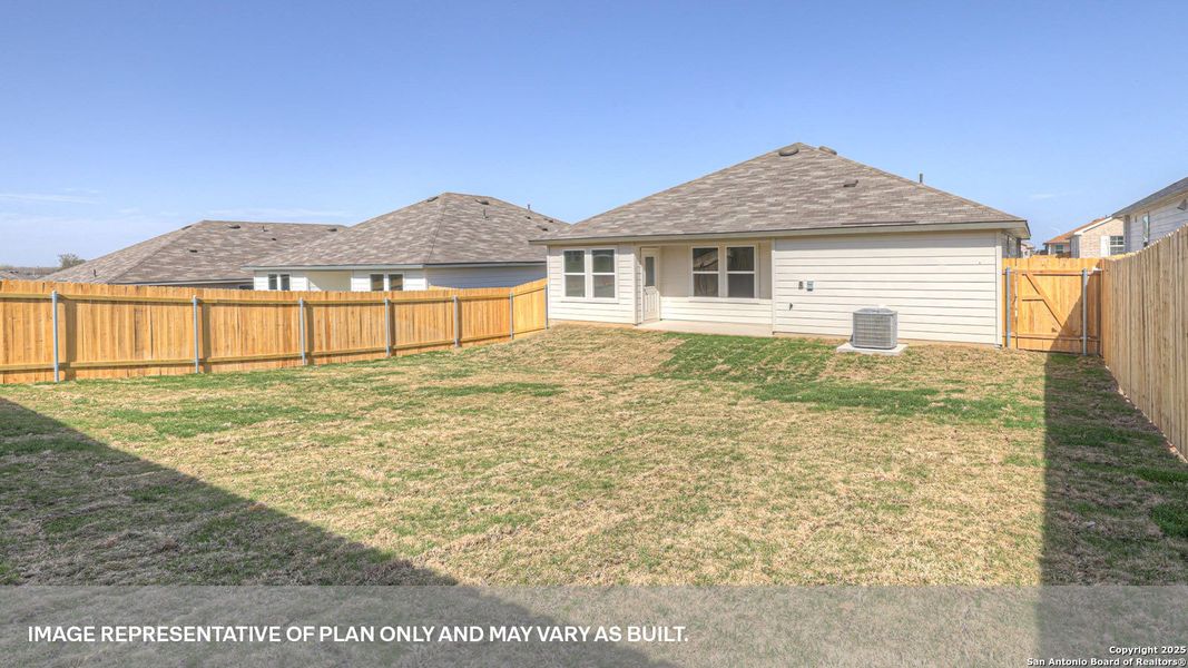 Front exterior of a new home in Arroyo Ranch, Seguin, TX, highlighting curb appeal (Image 17). Front exterior of a new home in Arroyo Ranch, Seguin, TX, highlighting curb appeal (Image 17).
