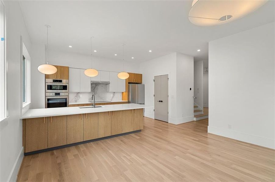 Furnished interior view inside a new home in , Atlanta (Image 10).