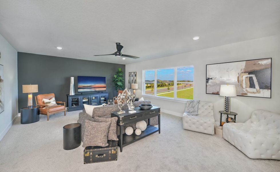 Furnished interior view inside a new home in Waterset, Apollo Beach (Image 38).