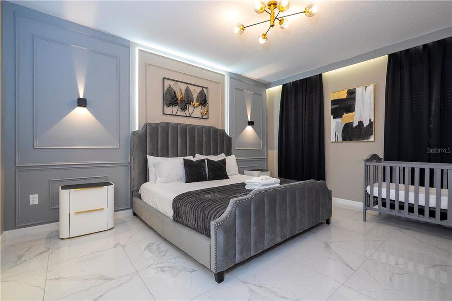 Furnished interior view inside a new home in , Kissimmee (Image 45). Furnished interior view inside a new home in , Kissimmee (Image 45).