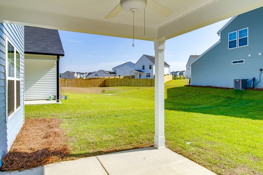 Exterior details and patio area of a home in Ellington, Elgin (Image 4).