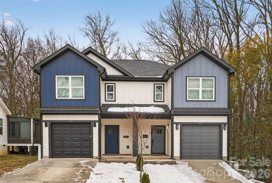 Front exterior of a new home in , Charlotte, NC, highlighting curb appeal (Image 21).