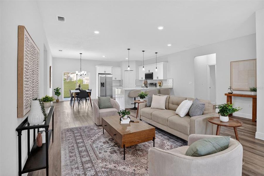 Furnished interior view inside a new home in , Citrus Springs (Image 7).