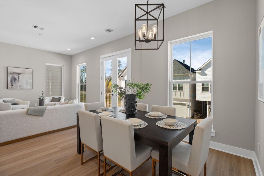 Furnished interior view inside a new home in , Houston (Image 5).