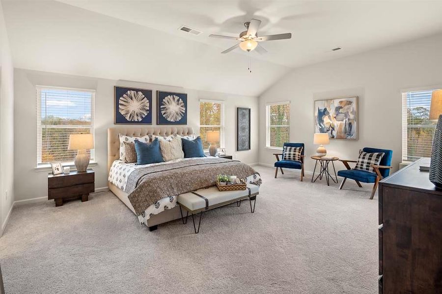 Furnished interior view inside a new home in Etowah Landing, Ball Ground (Image 13).