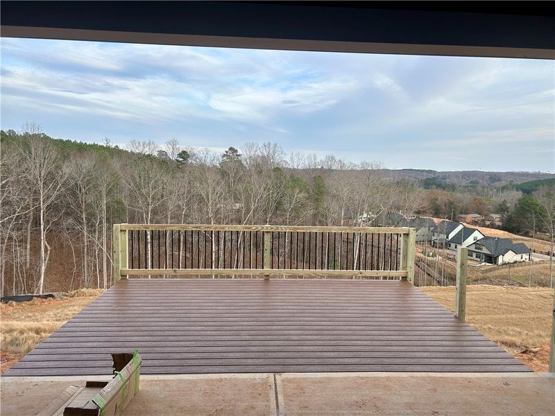 working on adding back deck