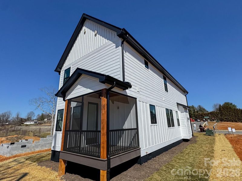 Exterior details and patio area of a home in , Hendersonville (Image 3).