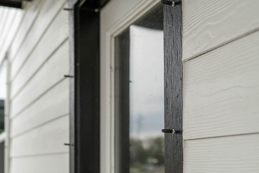 This home is equipped with pre-installed exterior fasteners, making it quick and easy to secure hurricane protection panels when severe weather approaches. This home is equipped with pre-installed exterior fasteners, making it quick and easy to secure hurricane protection panels when severe weather approaches.