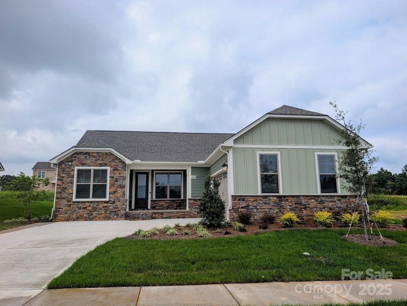 Front exterior of a new home in , Rock Hill, SC, highlighting curb appeal (Image 1). Front exterior of a new home in , Rock Hill, SC, highlighting curb appeal (Image 1).