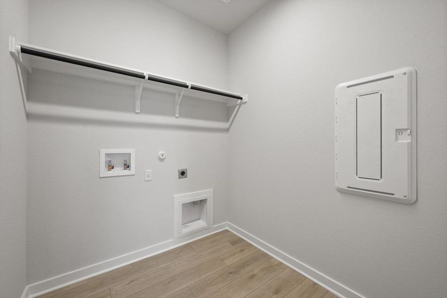 Spacious, unfurnished interior of a new home in Terrace Collection At Turner's Crossing, Buda (Image 35).