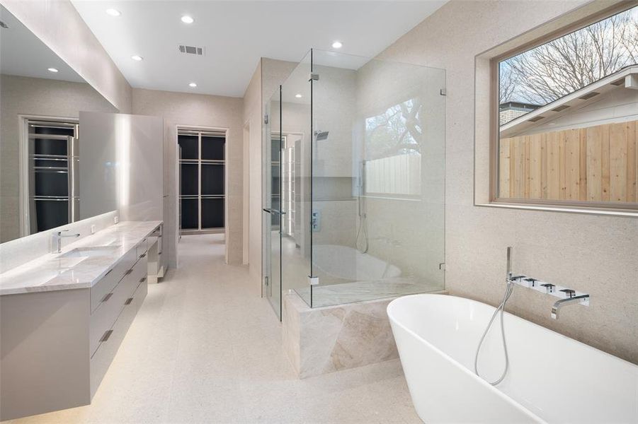 Furnished interior view inside a new home in , Dallas (Image 10).