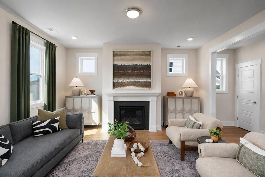 Representative furnished interior of a home built from the Castle by Garman Homes in Parc Northwest, Elon (Image 7).