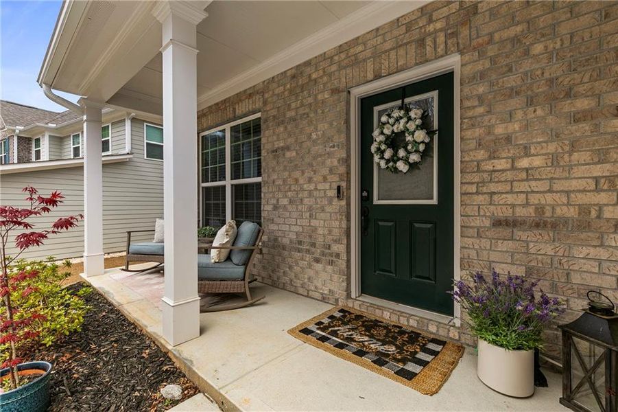 Exterior details and patio area of a home in , Hoschton (Image 23). Exterior details and patio area of a home in , Hoschton (Image 23).