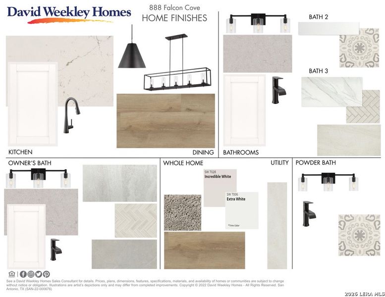 Sample of building materials used in homes in Megans Landing – Half-Acre Homesites, Castroville (Image 6). Sample of building materials used in homes in Megans Landing – Half-Acre Homesites, Castroville (Image 6).