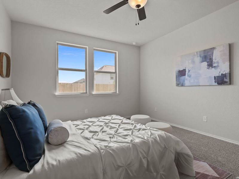 Furnished interior view inside a new home in Hannah Heights, Seguin (Image 27).
